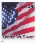 U.S. Postal Stamp, United We Stand